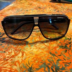 Carrera sunglasses black/white/blue